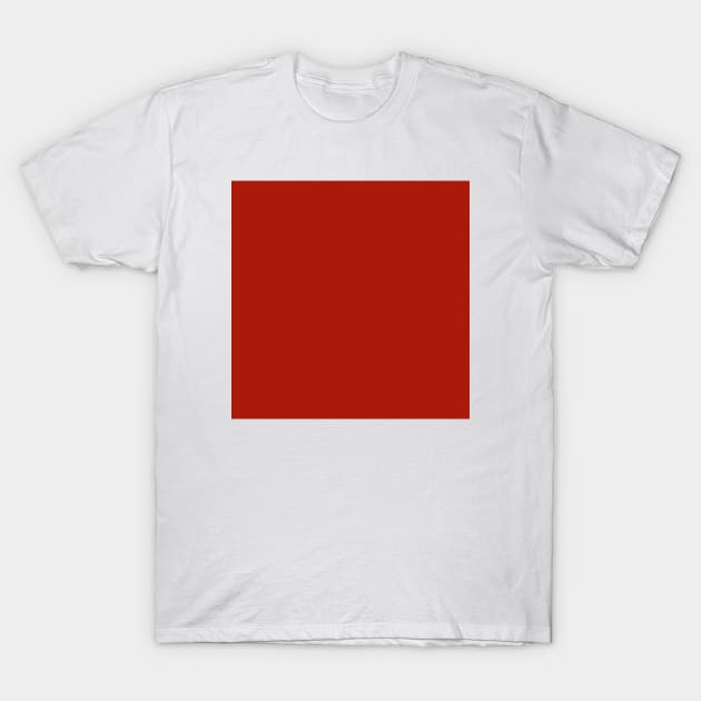 Apple Red, Solid Red T-Shirt by Gsallicat